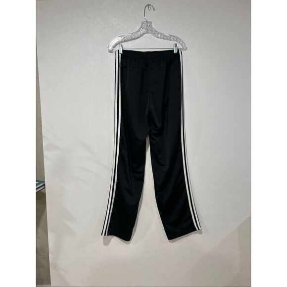 Adidas Women’s Medium Black 3-Stripes Track Pants Straight Leg Joggers - Picture 2 of 6